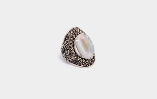 "Mystic Moon" Moonstone Cocktail Ring