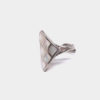 "Sanga Nine" Geometric Ring with Mother-of-Pearl Inlay