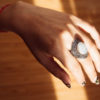 "Mystic Moon" Moonstone Cocktail Ring