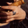 "Whispers of Nature" Sterling Silver Wrap Ring