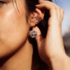 Abalone Tree of Life Earrings