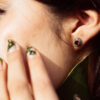 jawan garnet studs
