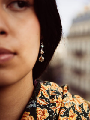 abalone Dream Triple Drop Earrings