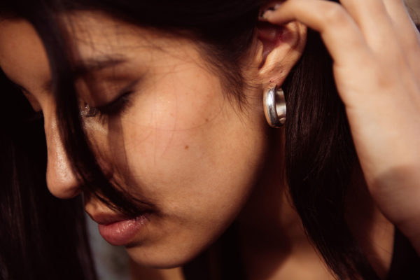 Solid Sterling Silver Hoop Earrings
