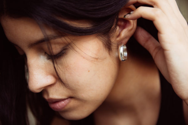 Solid Sterling Silver Hoop Earrings