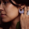 "Whispering Winds" Sterling Silver Ring with Corded Circle Design