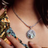 "Abalone Tree of Life" Sterling Silver Pendant