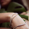 "Uluwatu Wave" Sterling Silver Stacking Bracelet (3mm)